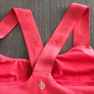 Lululemon pink tank top